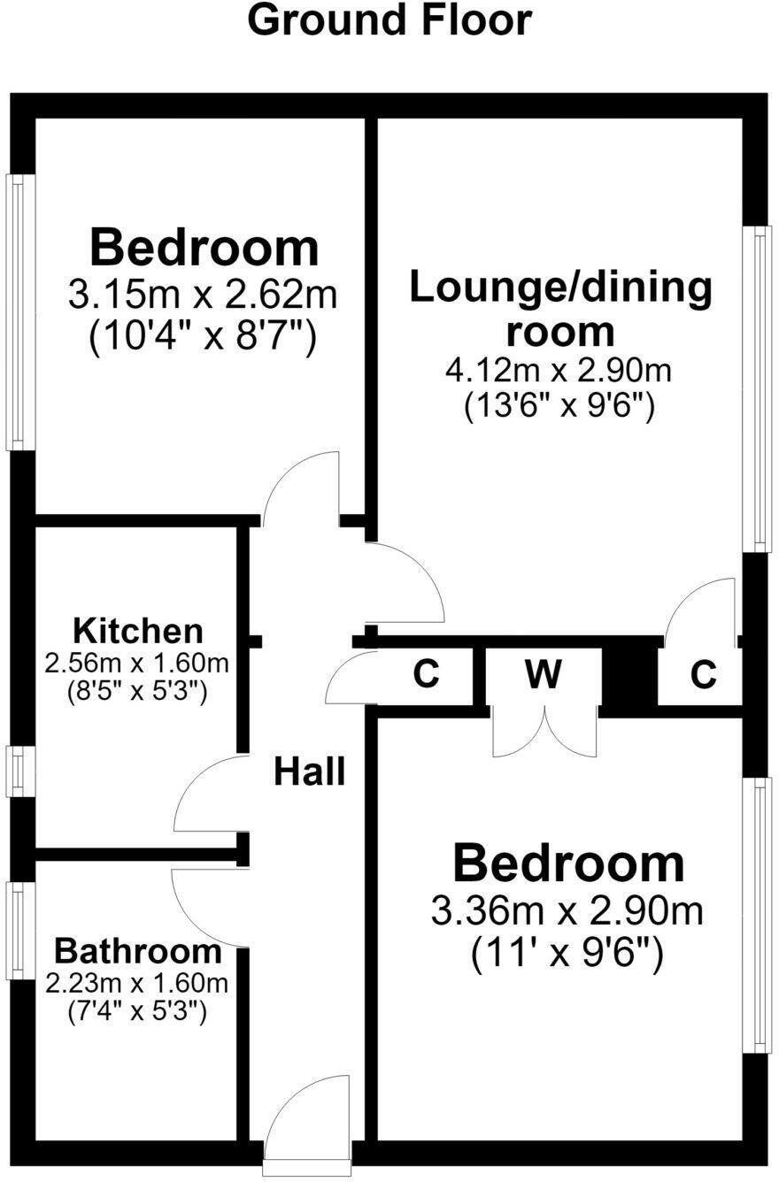 11 Welbeck Crescent, Troon, KA10 6AS floorplan