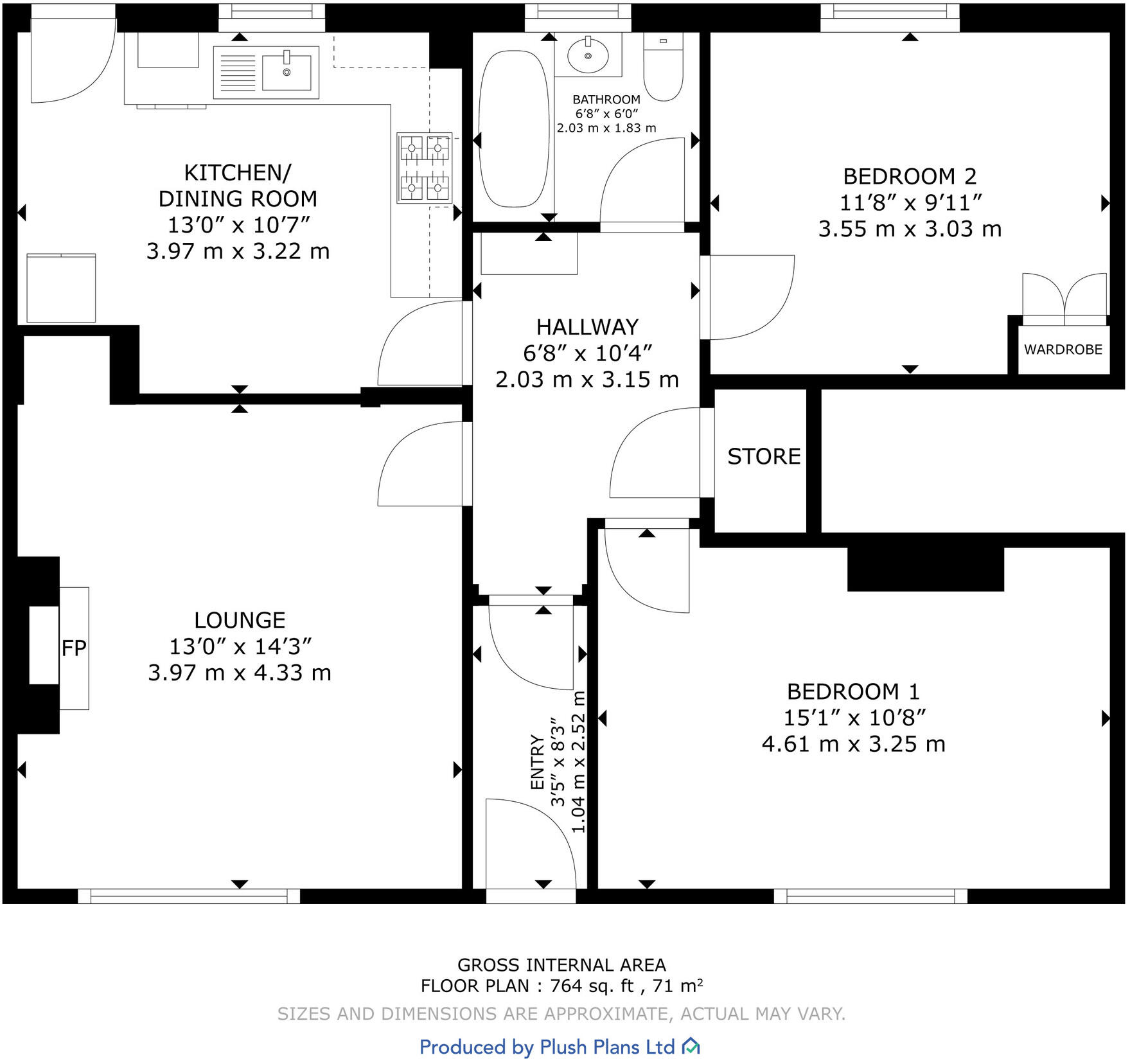 Bourock Square, Barrhead, Glasgow, East Renfrewshire floorplan