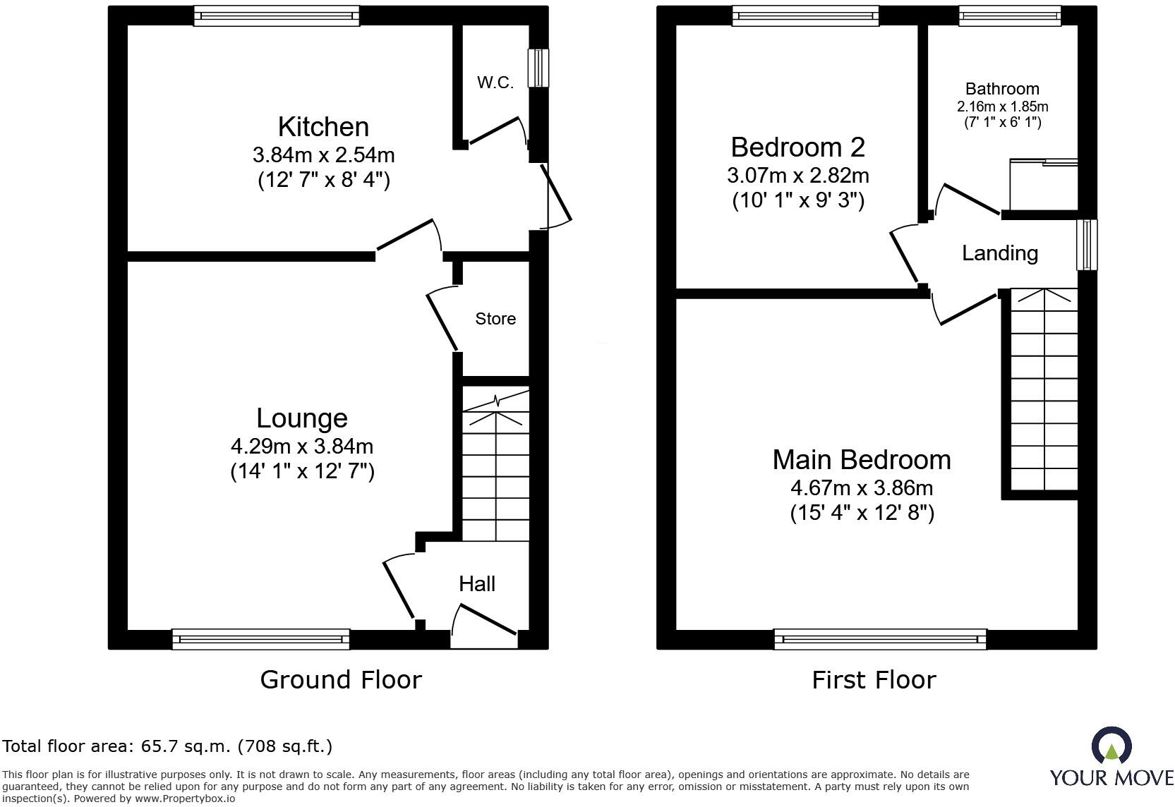 Furlong Road, Tunstall, Stoke-on-Trent, Staffordshire, ST6 floorplan