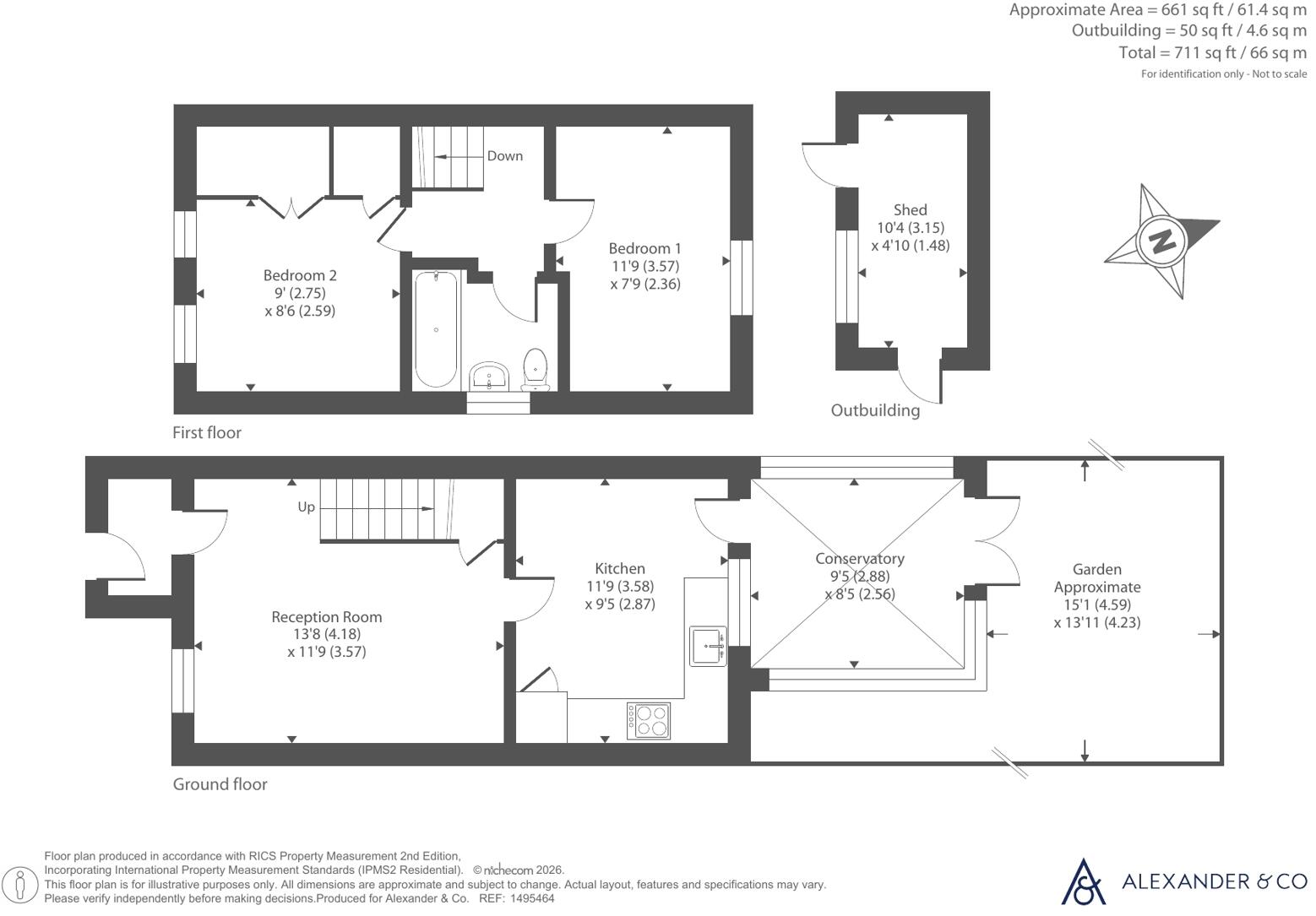 Catchacre, Dunstable, Bedfordshire floorplan