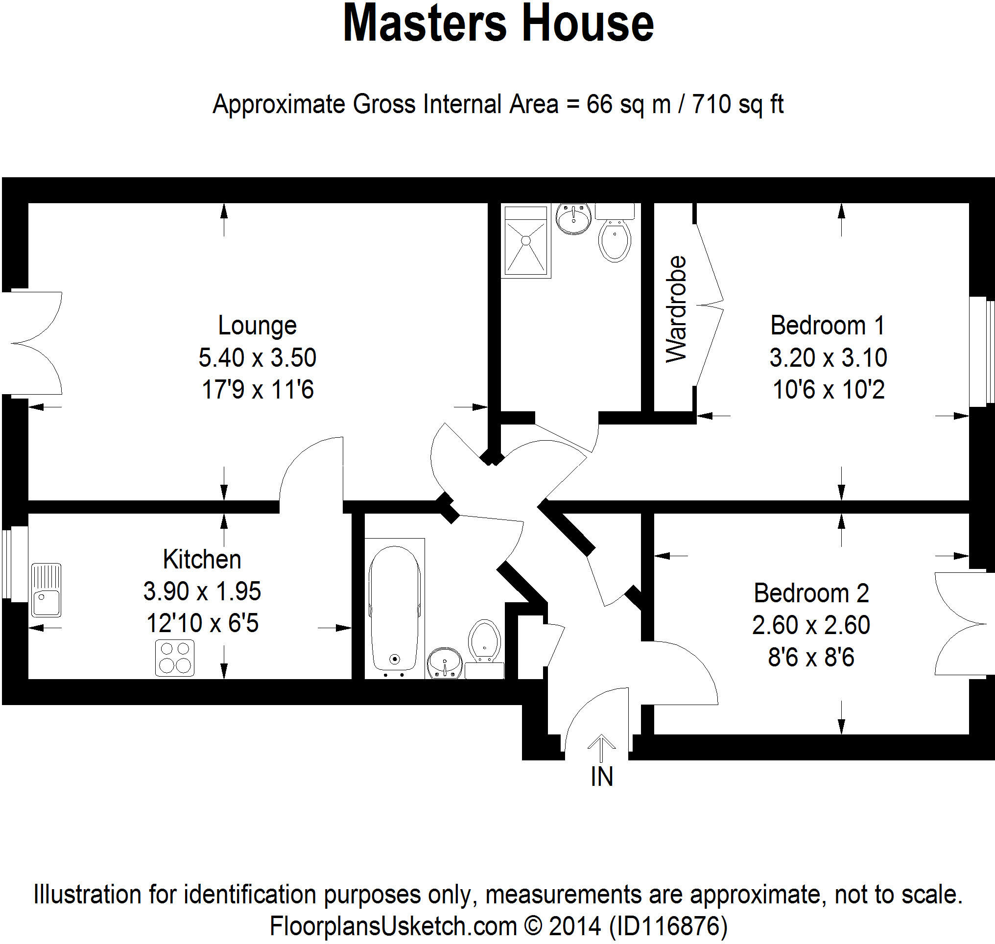 Masters House, Aylesbury, Buckinghamshire floorplan