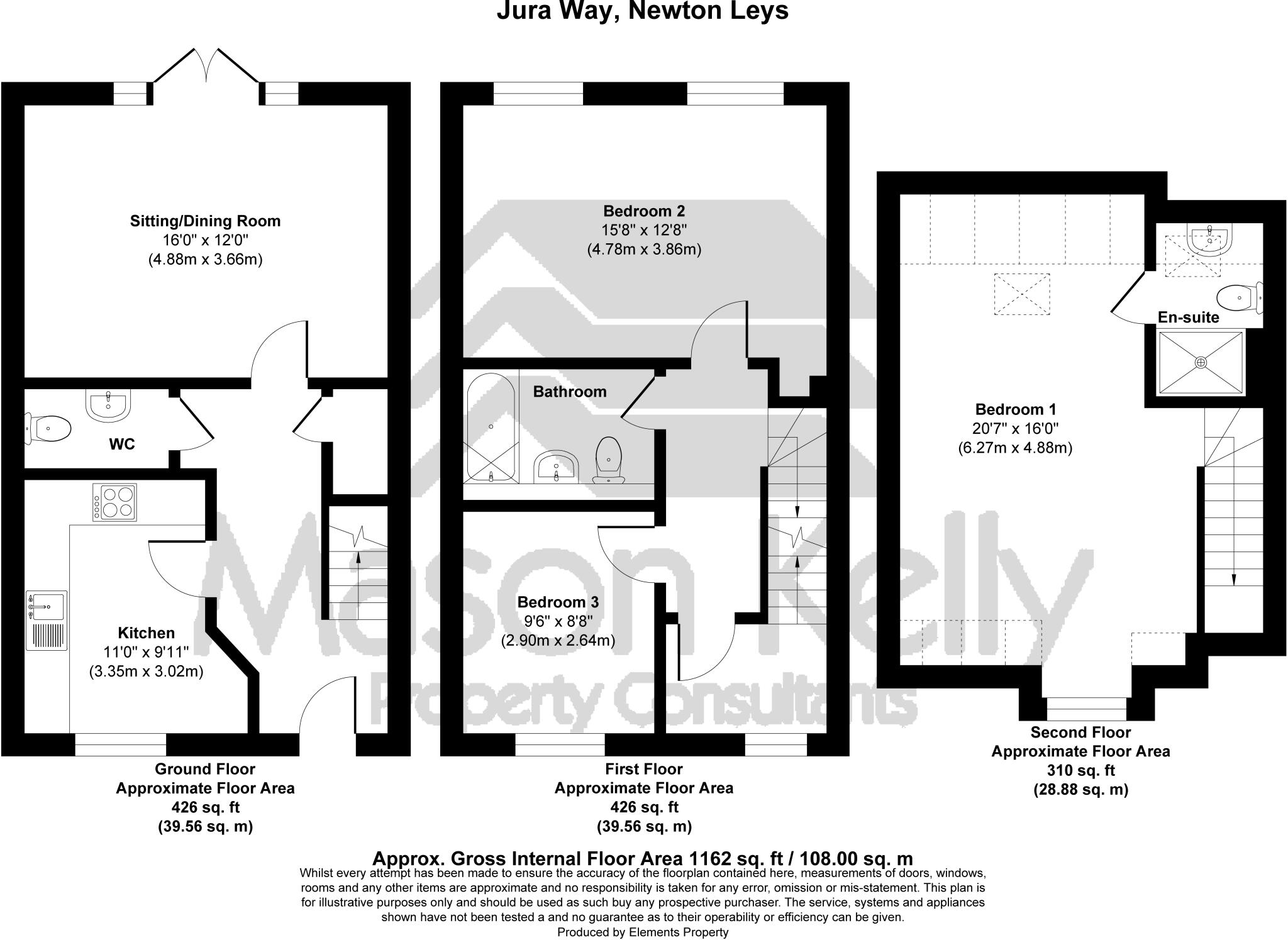 Jura Way, Milton Keynes, Buckinghamshire, MK3 floorplan