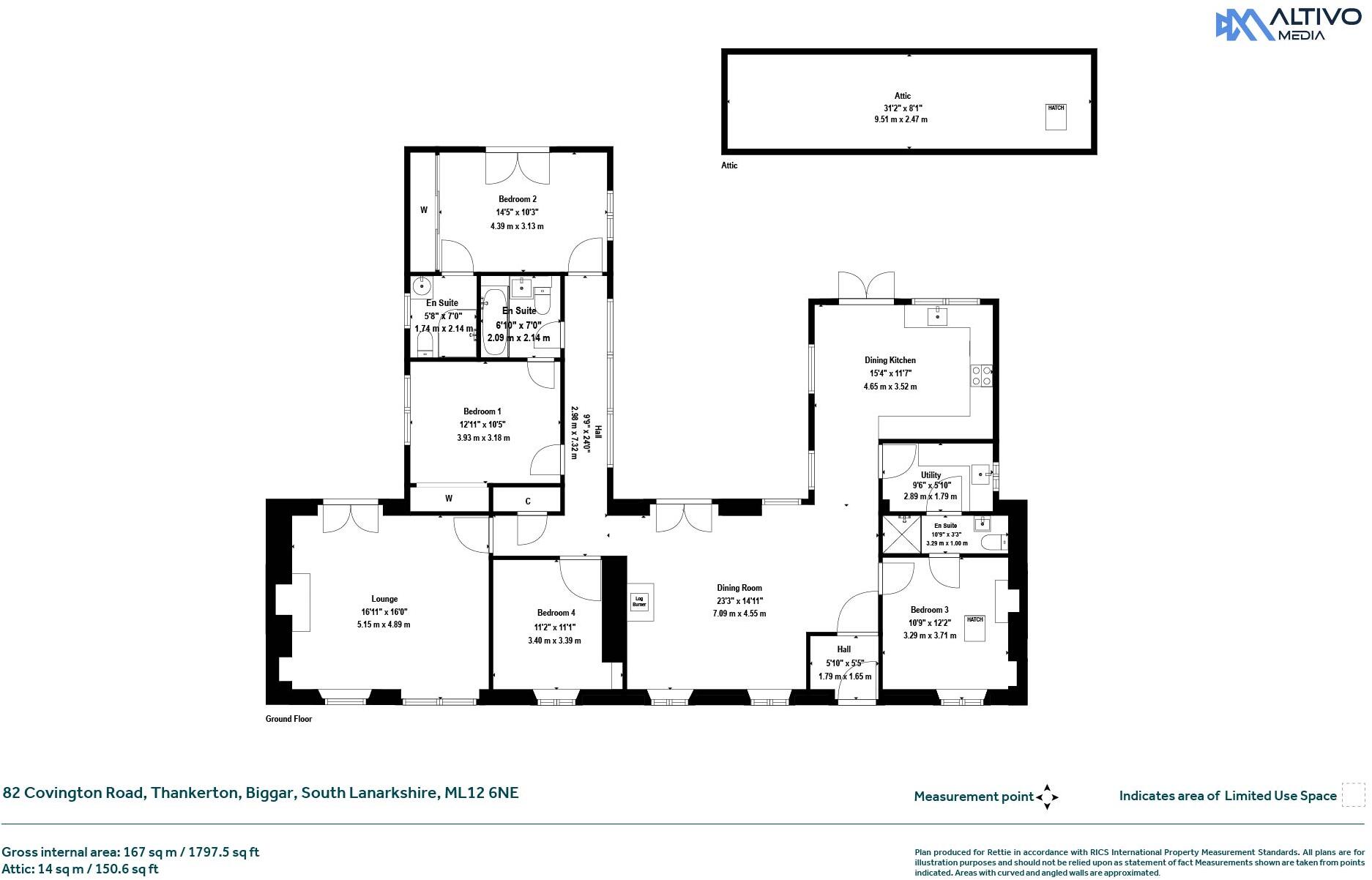 82, Covington Road, Covington, Biggar, South Lanarkshire floorplan