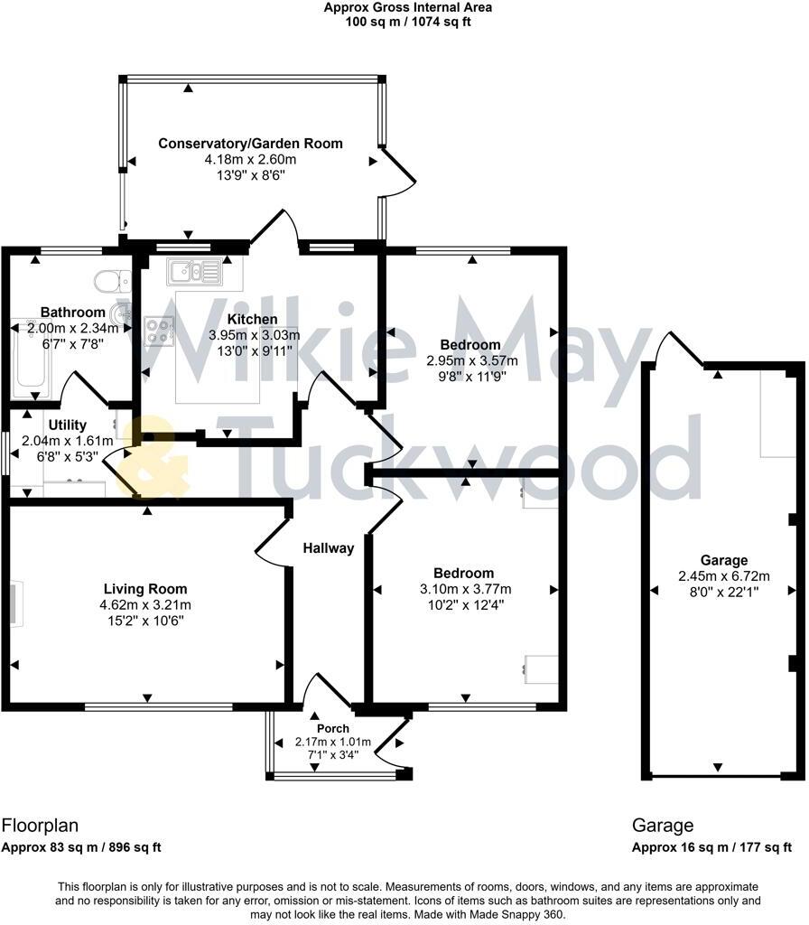 Copse Close, Watchet floorplan