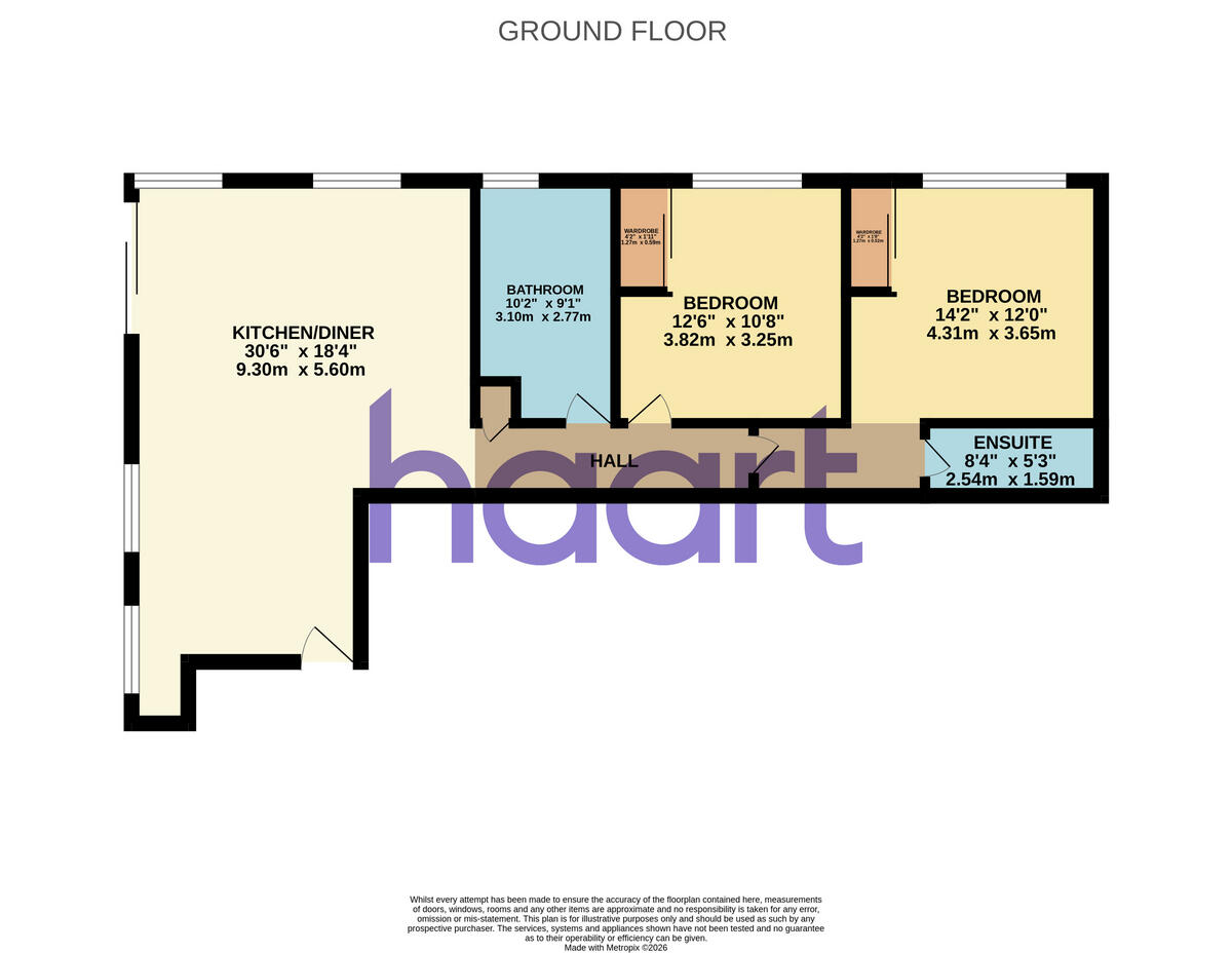 Waterside Apartments, Nottingham floorplan