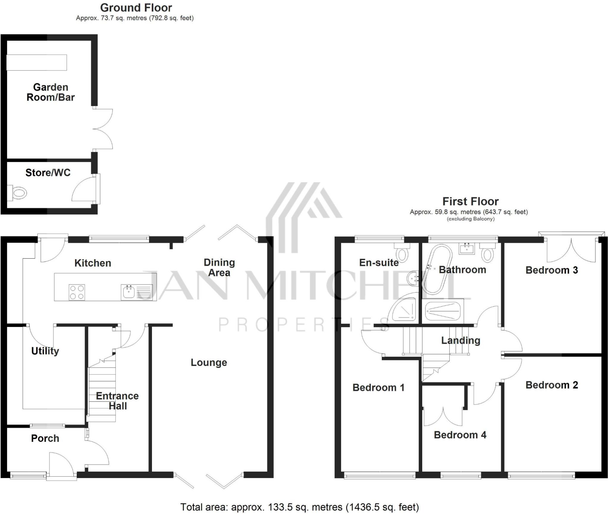 Westfield, High Heworth, Gateshead floorplan
