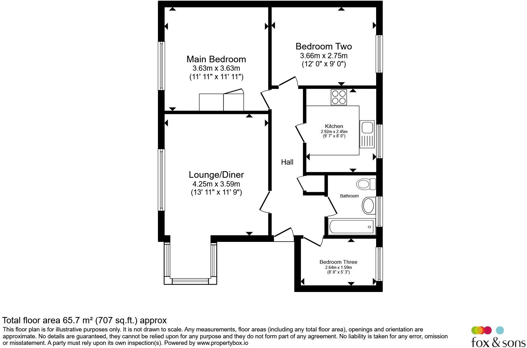 Winchfield Close, Southampton floorplan