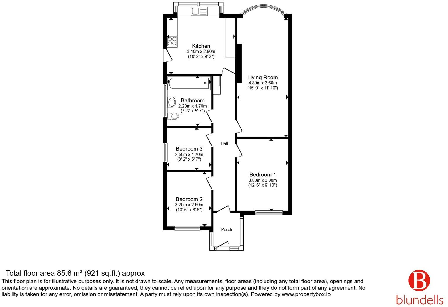 Marchwood Avenue, Sheffield, S6 floorplan