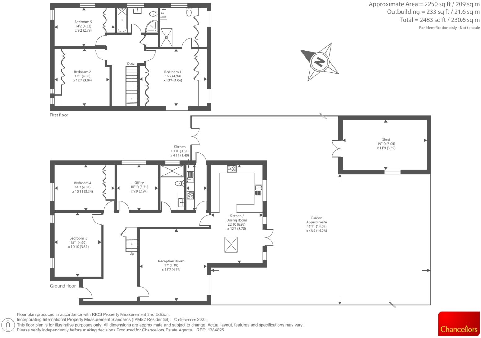 Groveley Road, Sunbury-On-Thames floorplan