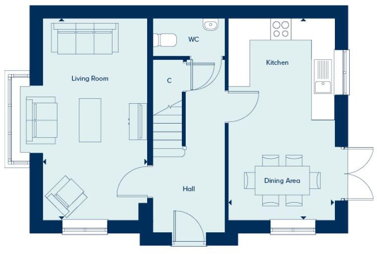 Branston, 
Staffordshire, 
DE13 9GS floorplan