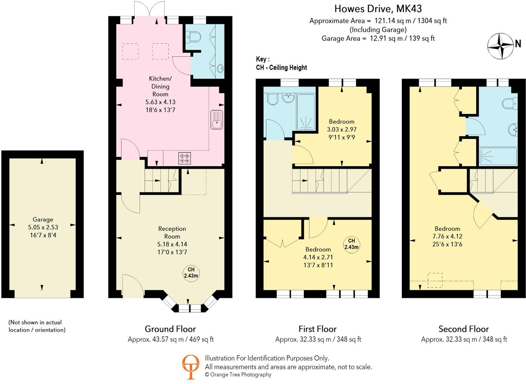 Howes Drive, Marston Moretaine, MK43 floorplan
