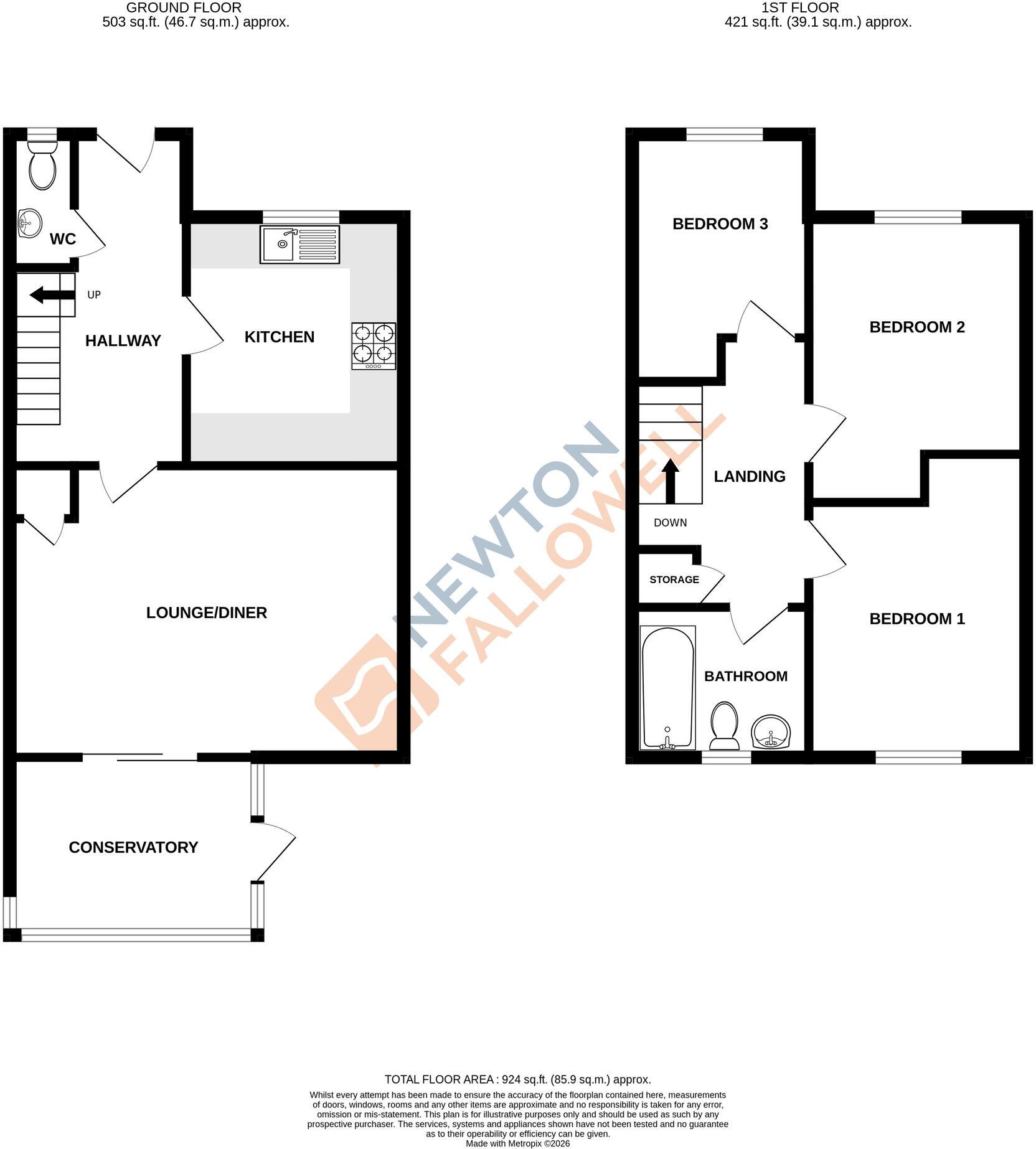 The Causeway, Thurlby, PE10 floorplan