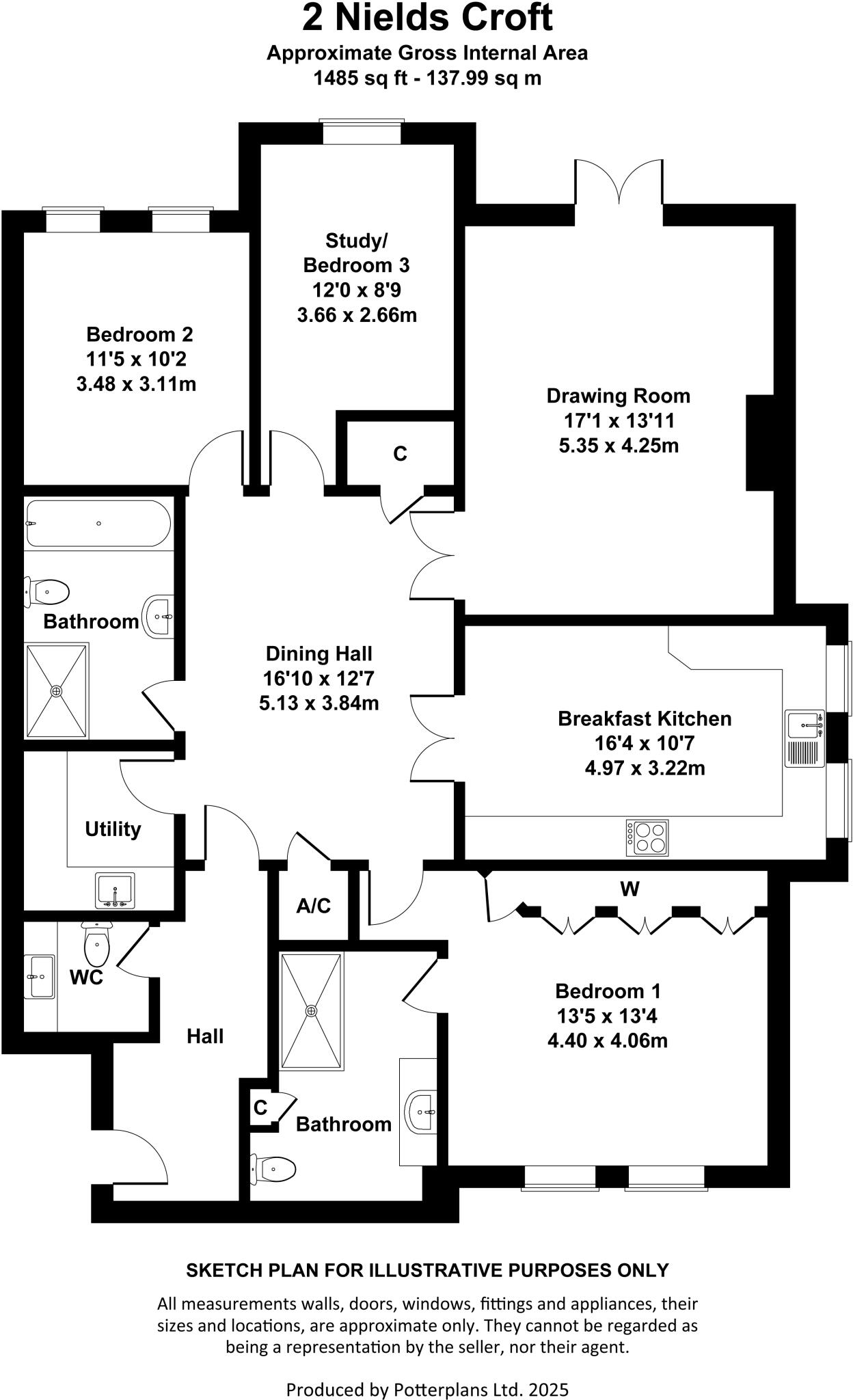 Nields Croft, Nields Brow, Bowdon, WA14 floorplan