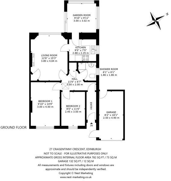 27 Craigentinny Crescent, Edinburgh, EH7 6QA floorplan