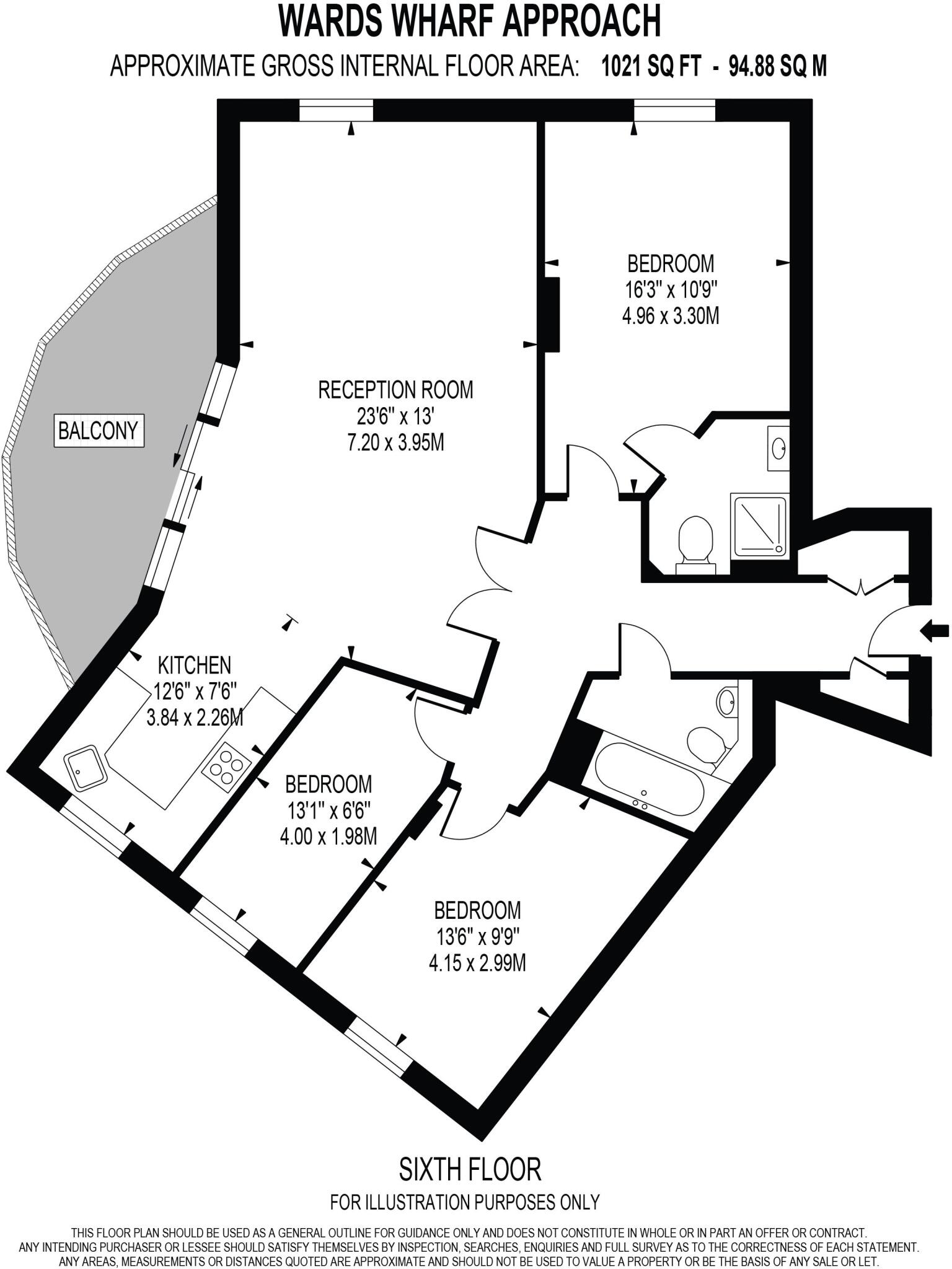 Wards Wharf Approach, London, E16 floorplan
