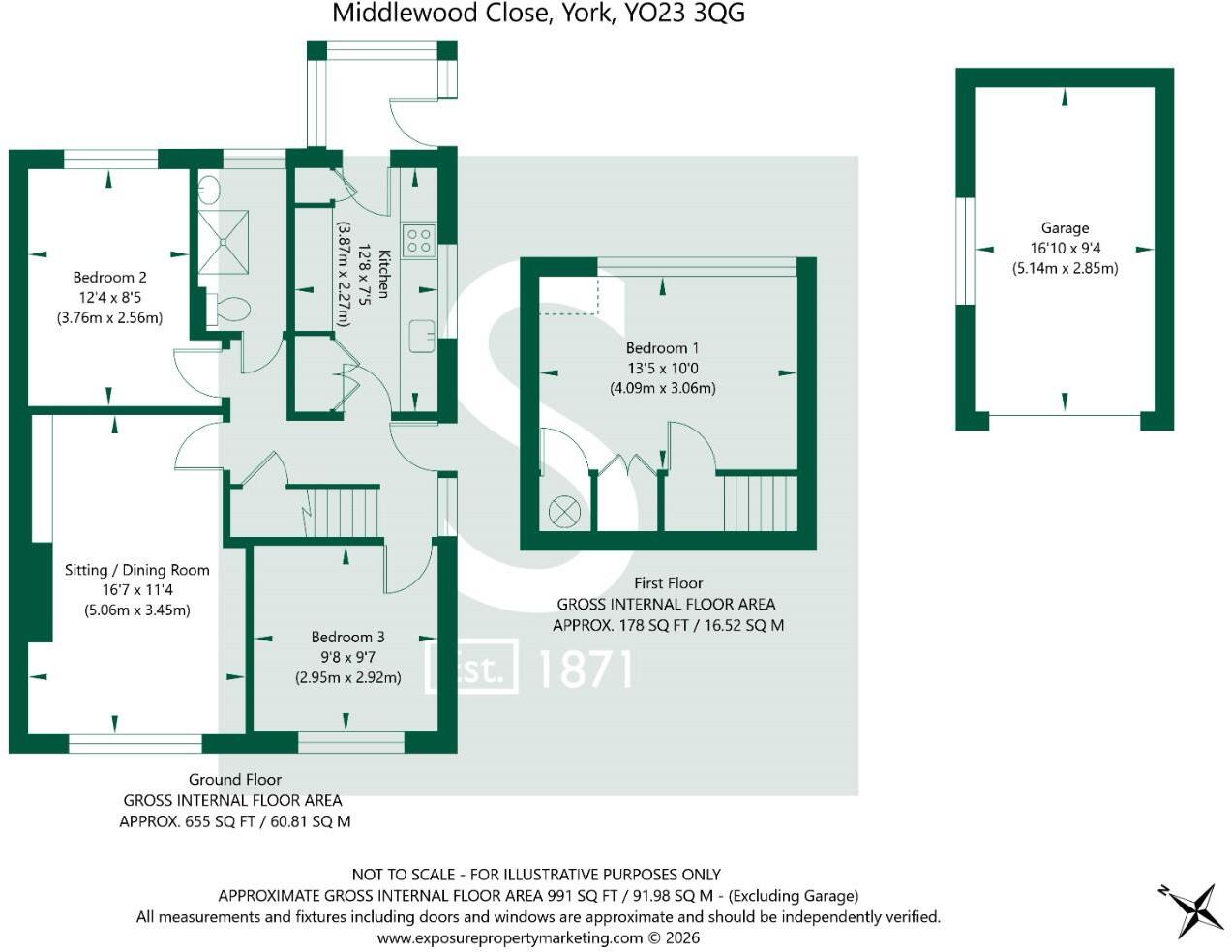 Middlewood Close, Rufforth, York floorplan