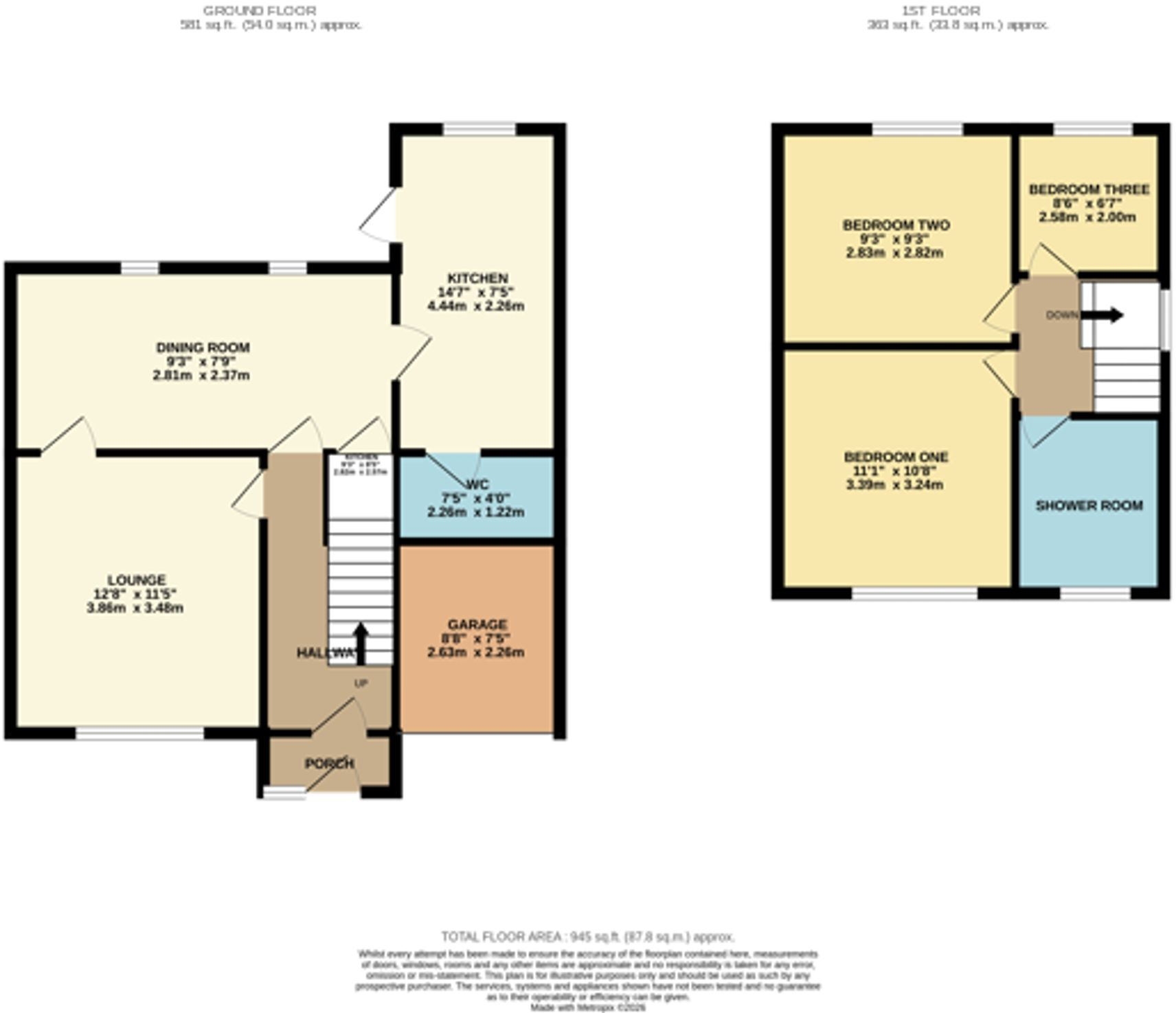 Brook Gardens, Harwood, Bolton, BL2 floorplan