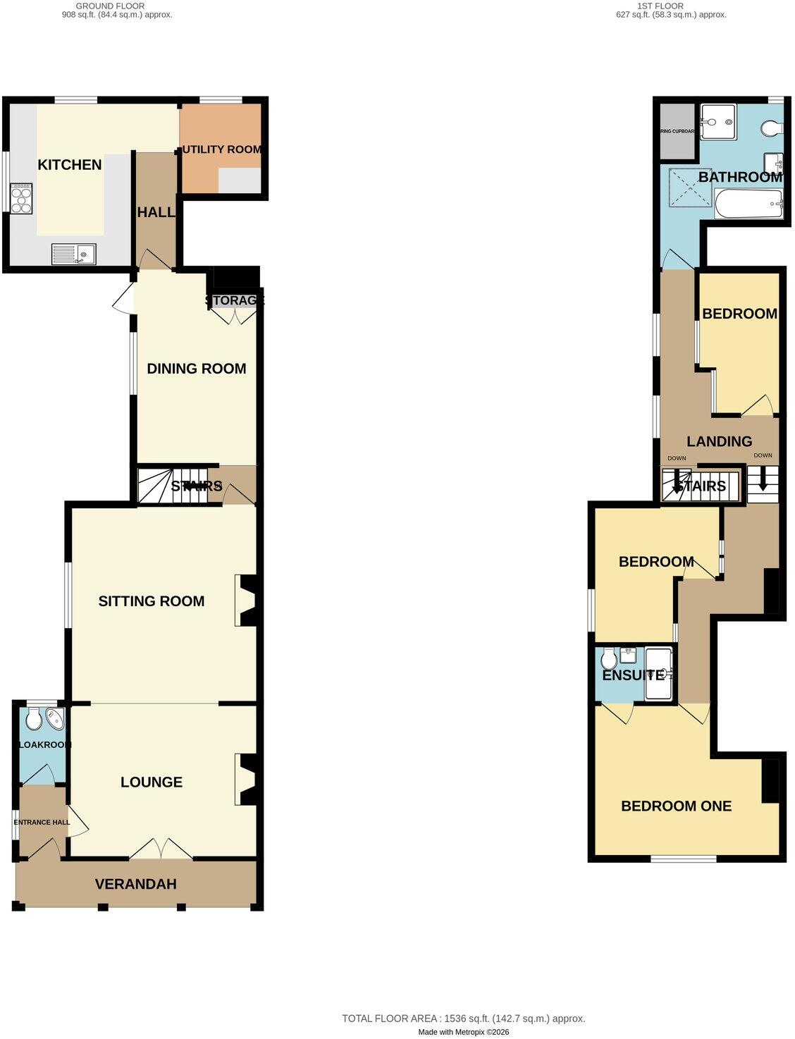 The Homend, Ledbury, HR8 floorplan