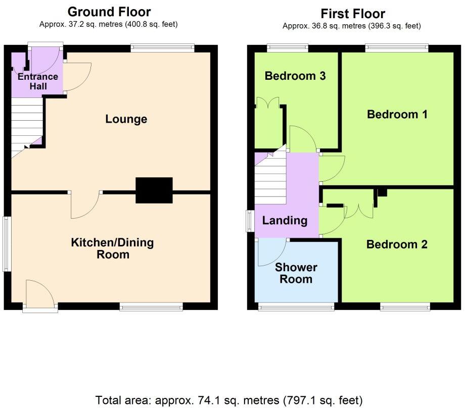 Princess Drive, Melton Mowbray floorplan