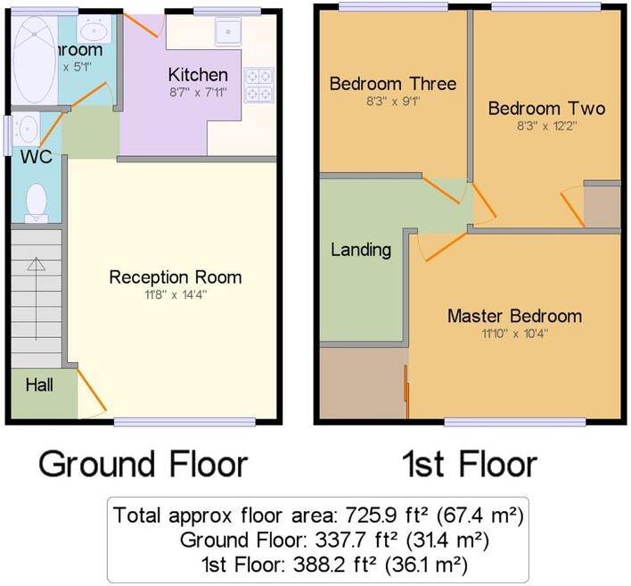 Alwold Crescent, SE12 9AG floorplan