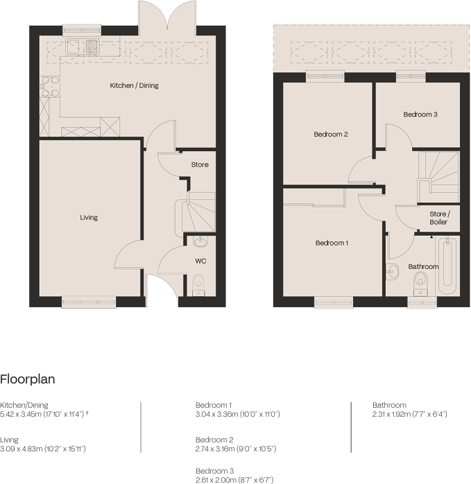 Rothwell Close, Sutton In Ashfield, Nottinghamshire floorplan