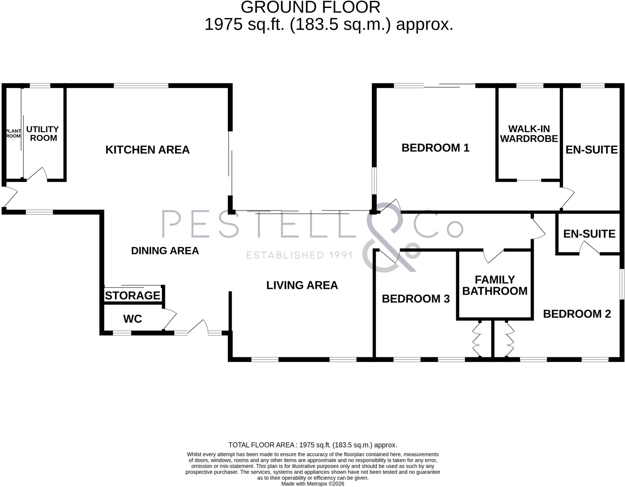 Gransmore Green, Felsted floorplan