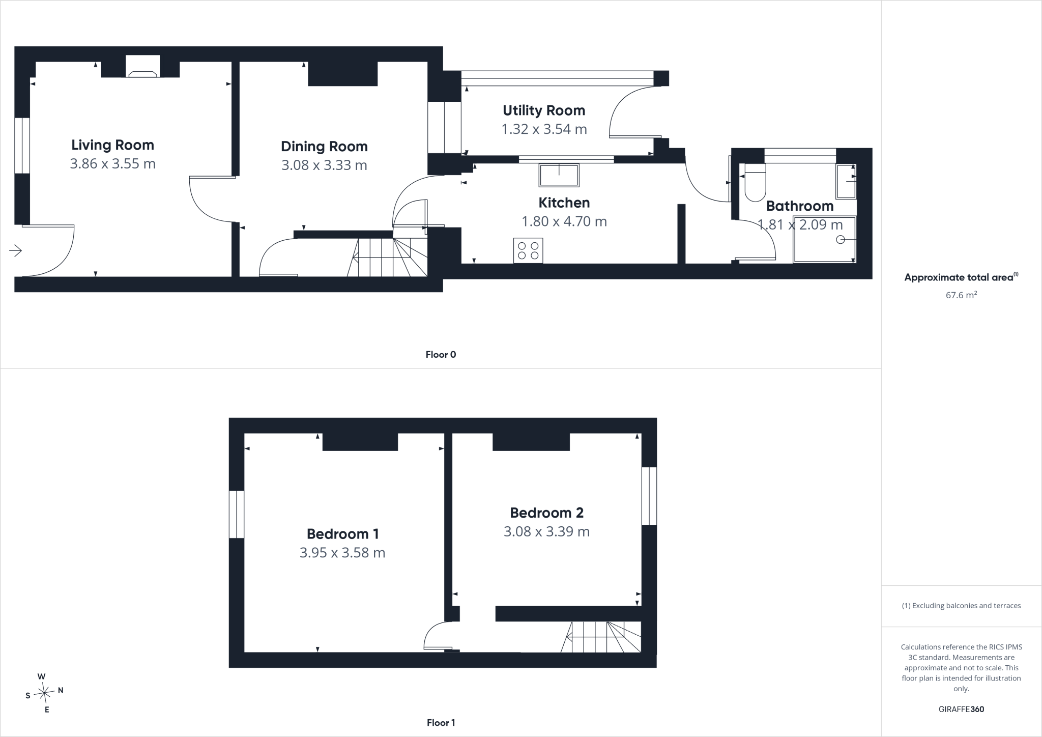 Arlecdon Parks Road, Arlecdon, Frizington, Cumbria, CA26 floorplan