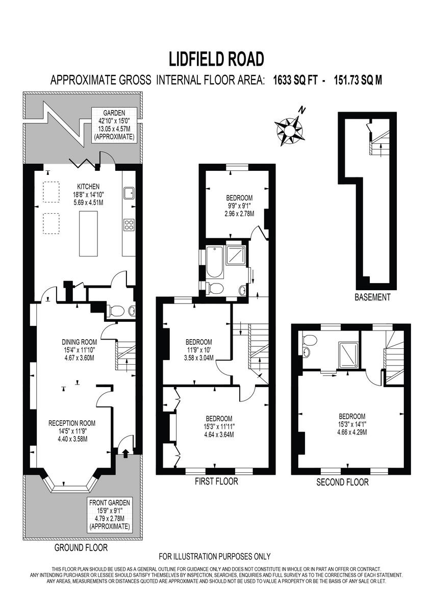 Lidfield Road, London N16 floorplan