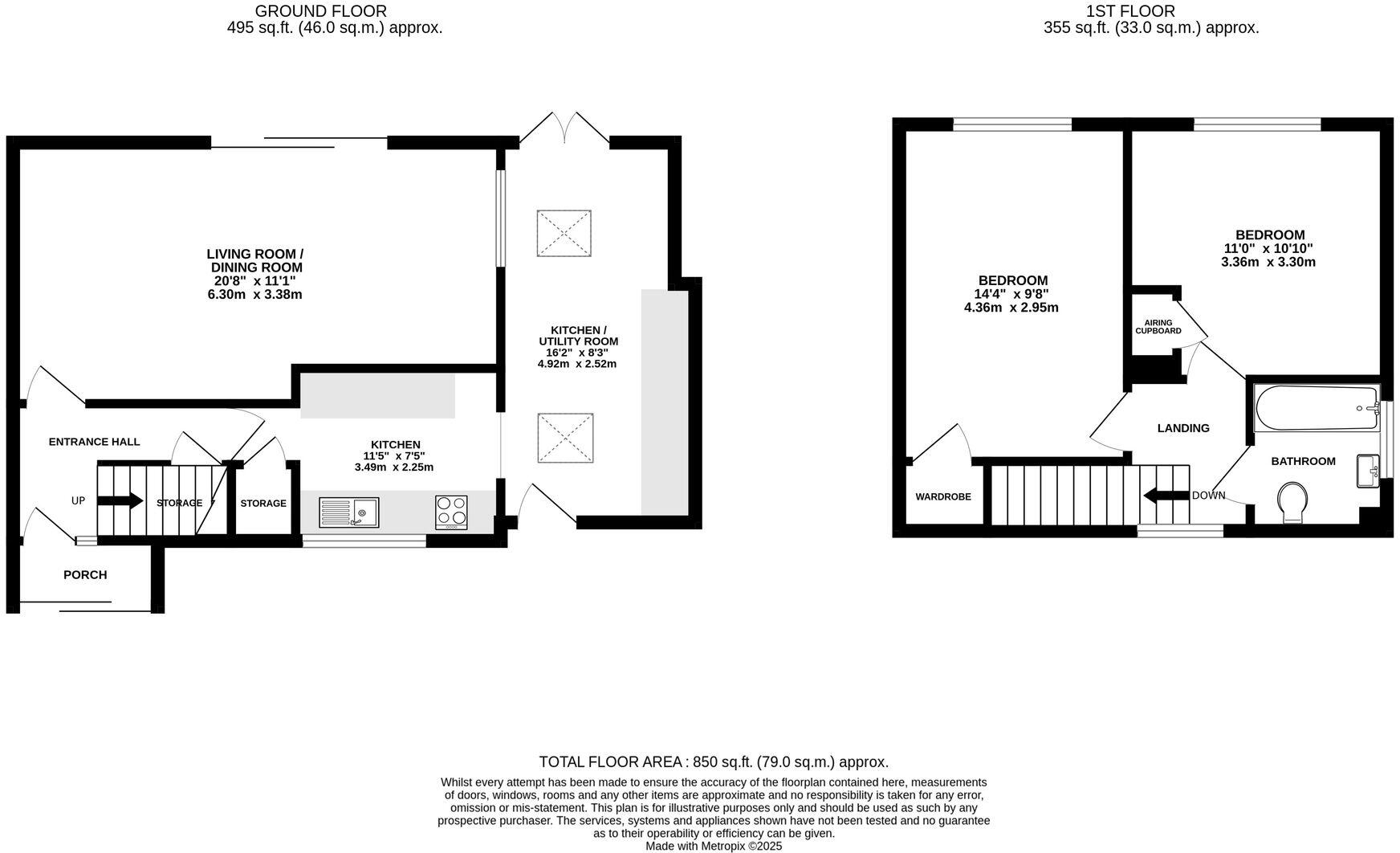 Preston Lane, Tadworth, KT20 floorplan