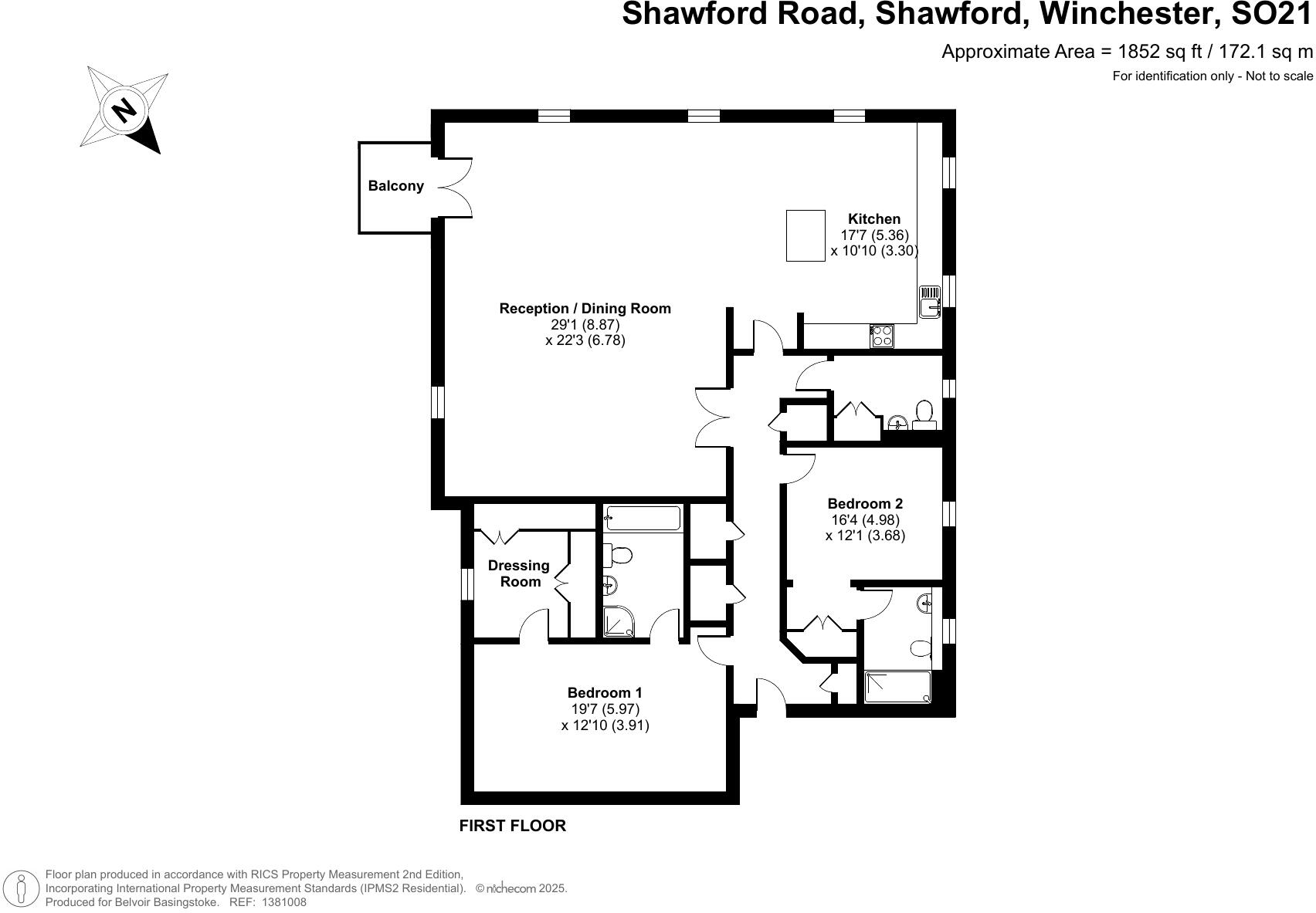 3 , The Malms, Shawford Road, Winchester floorplan