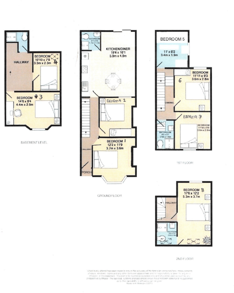 St. Marys Road, Oxford, OX4 floorplan