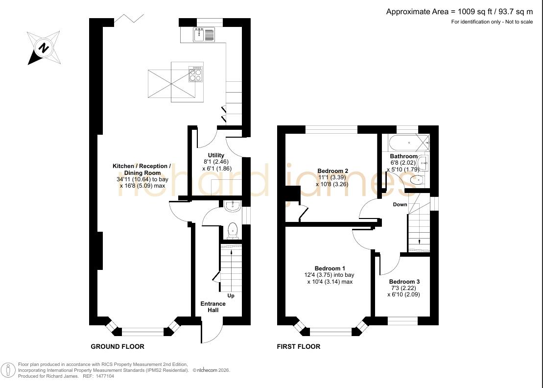 Grosvenor Road, Kingshill, Swindon, SN1 floorplan