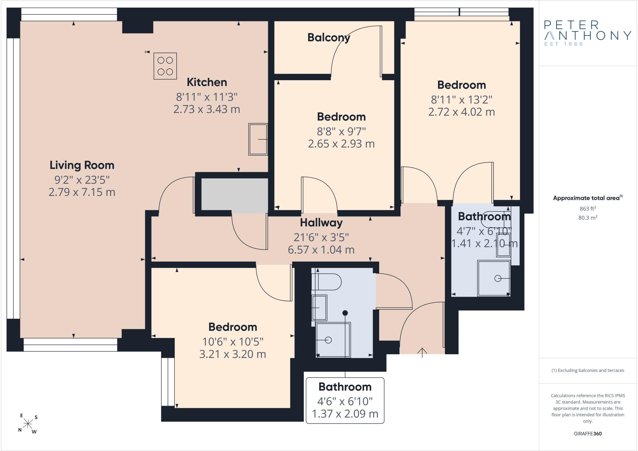 Trafford Road, Salford, Greater Manchester, M5 floorplan