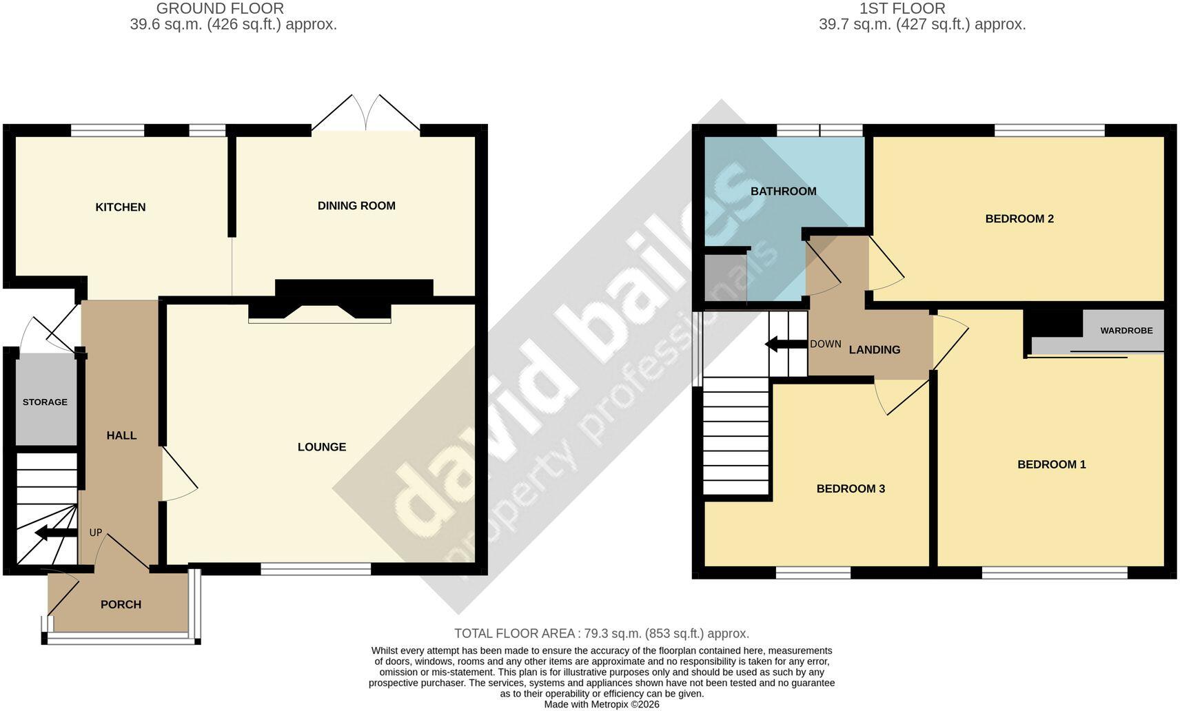 Dunelm Road, Consett, DH8 floorplan