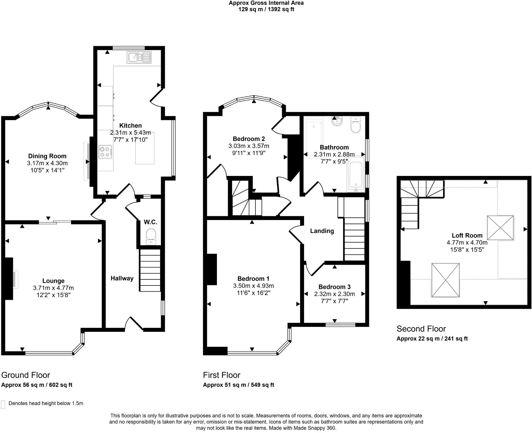 Elmsway Drive, Prestatyn,  LL19 8SR floorplan