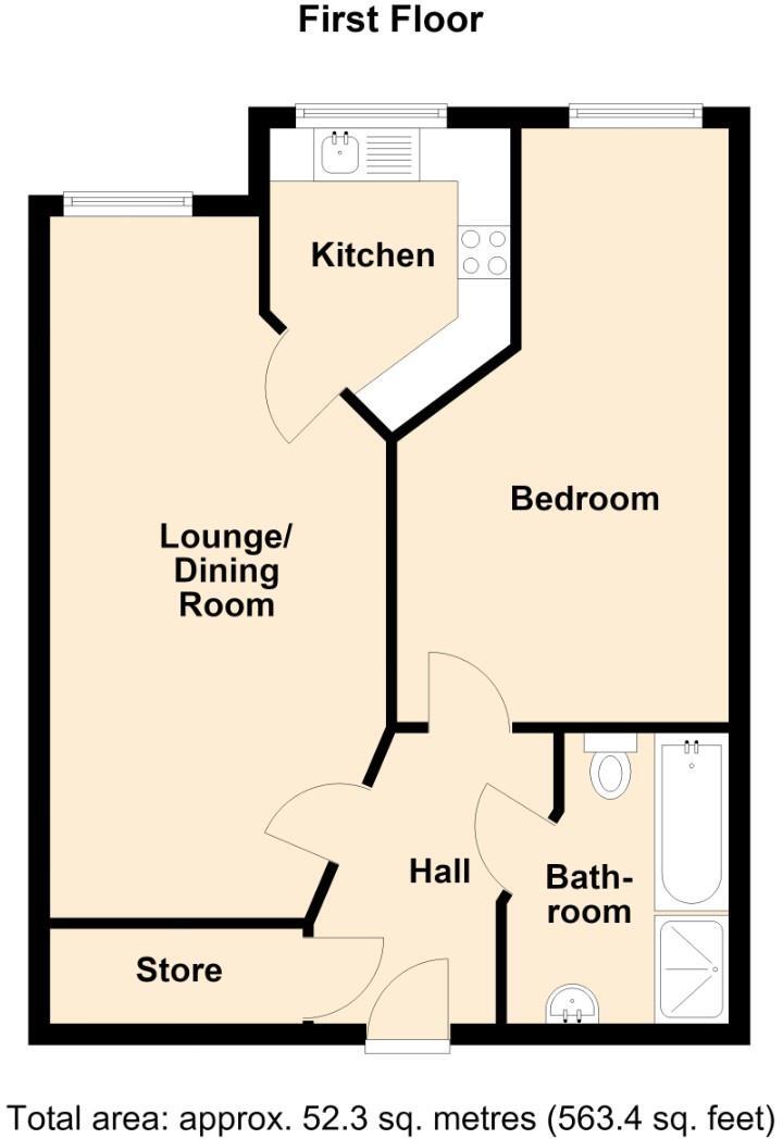 Southbank Road, Kenilworth floorplan