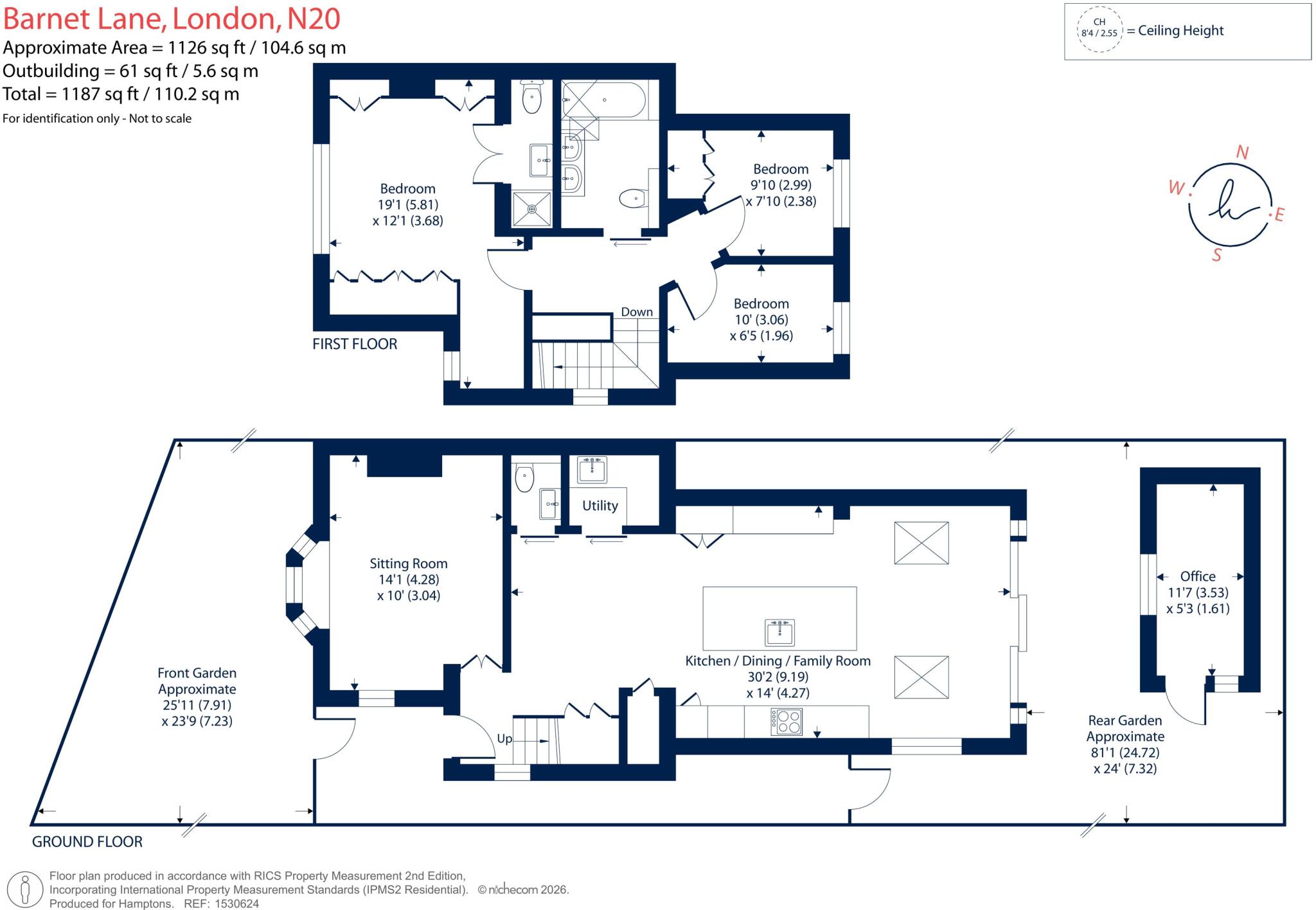 Barnet Lane Totteridge N20 floorplan