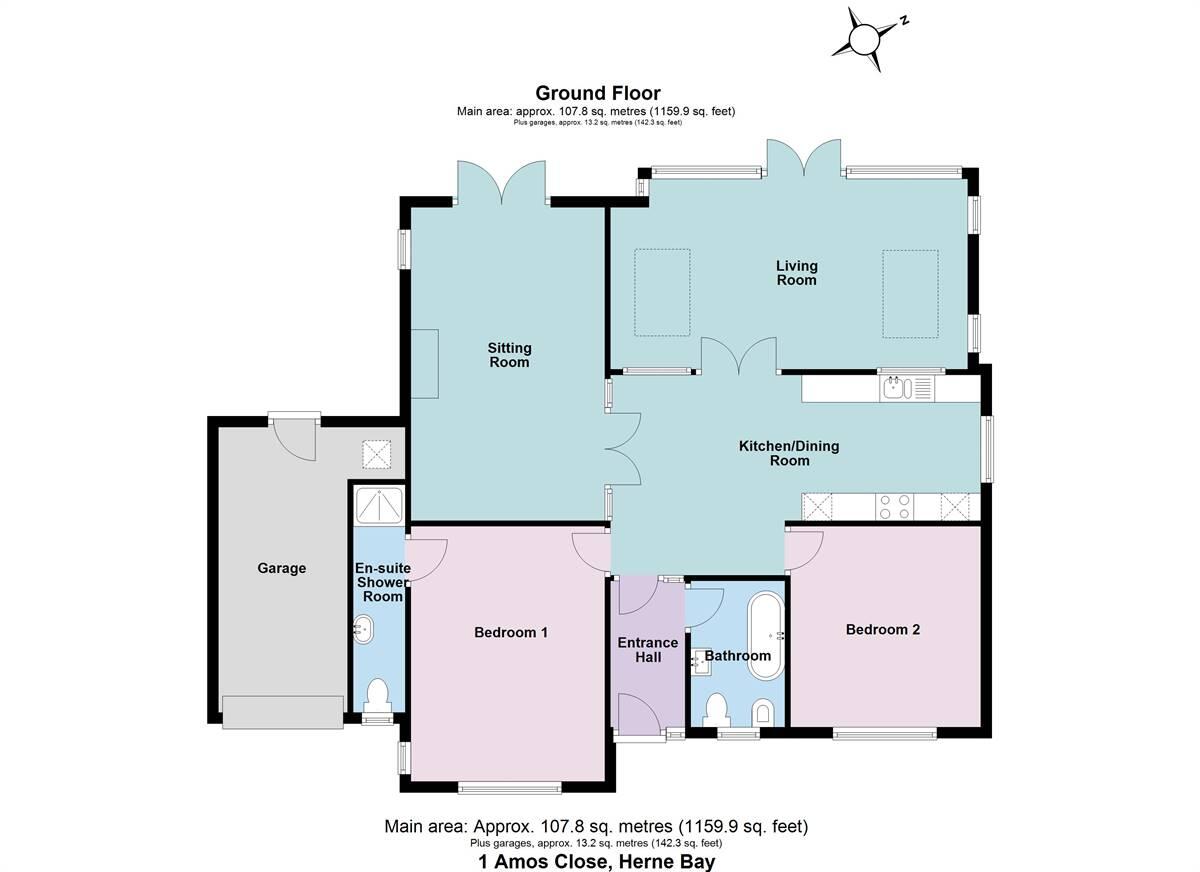 Amos Close, Beltinge, Herne Bay floorplan