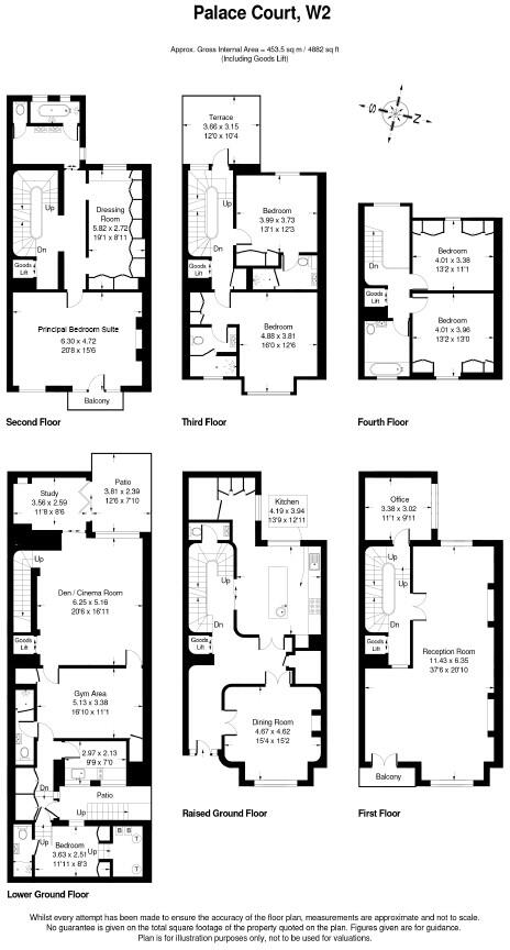 Palace Court, London, W2 floorplan