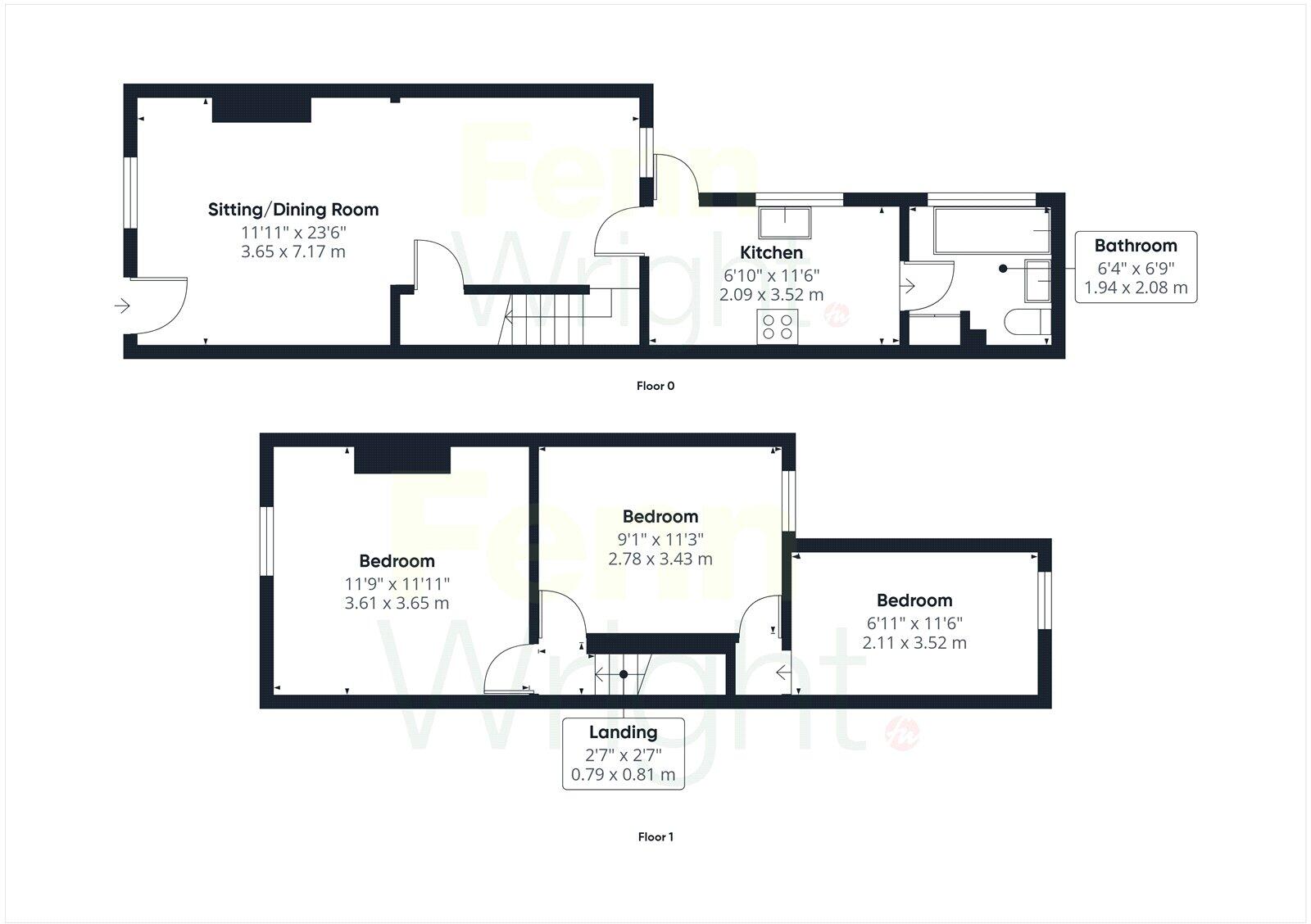 St. Johns Terrace, Woodbridge, Suffolk, IP12 floorplan