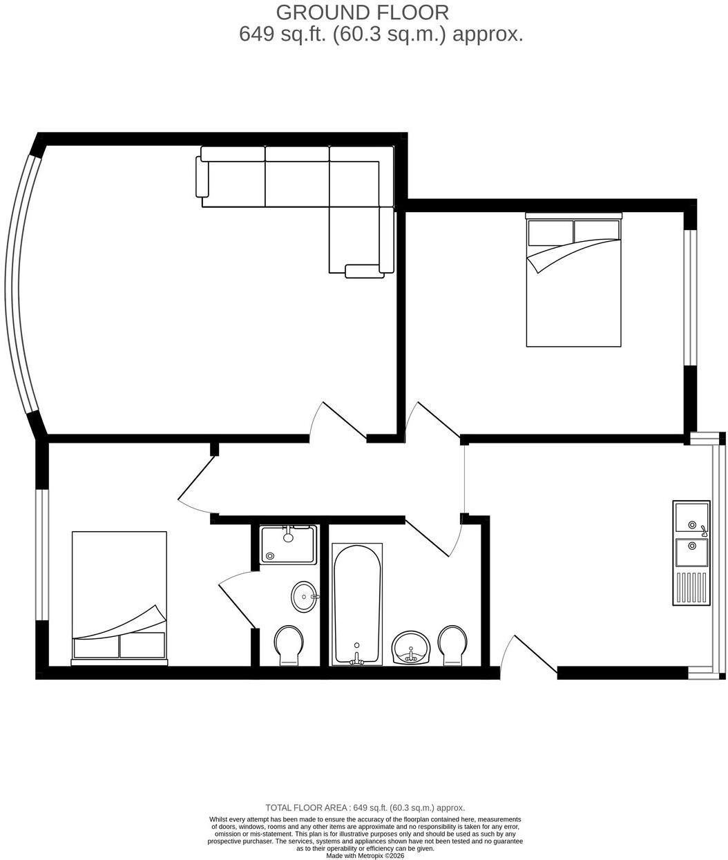 Carr Manor Crescent, Leeds, LS17 floorplan