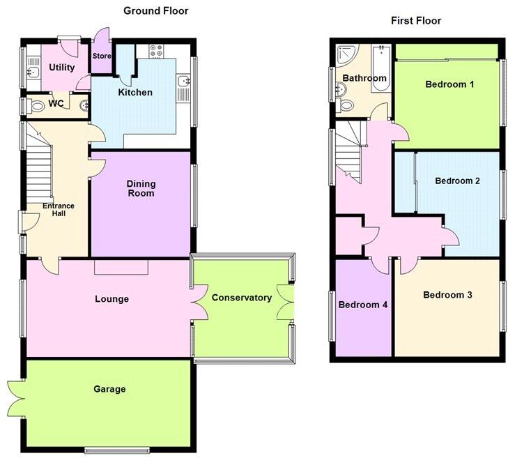 Grove Hill, Pembroke, Pembrokeshire, SA71 floorplan