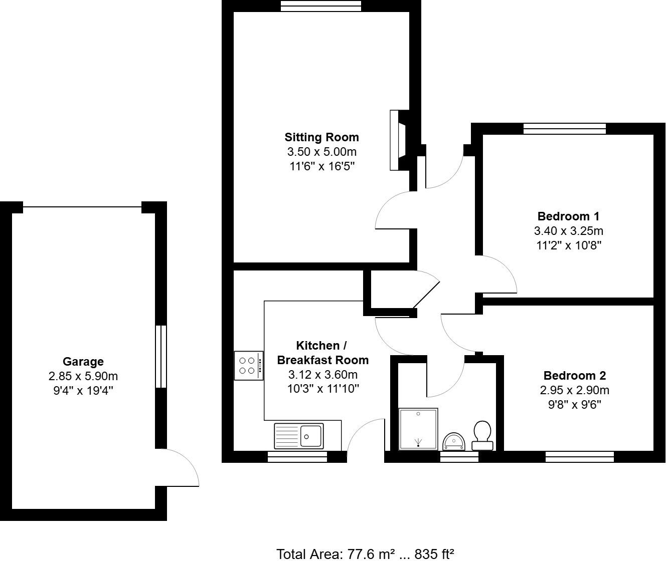 Harrys Way, Hunstanton floorplan