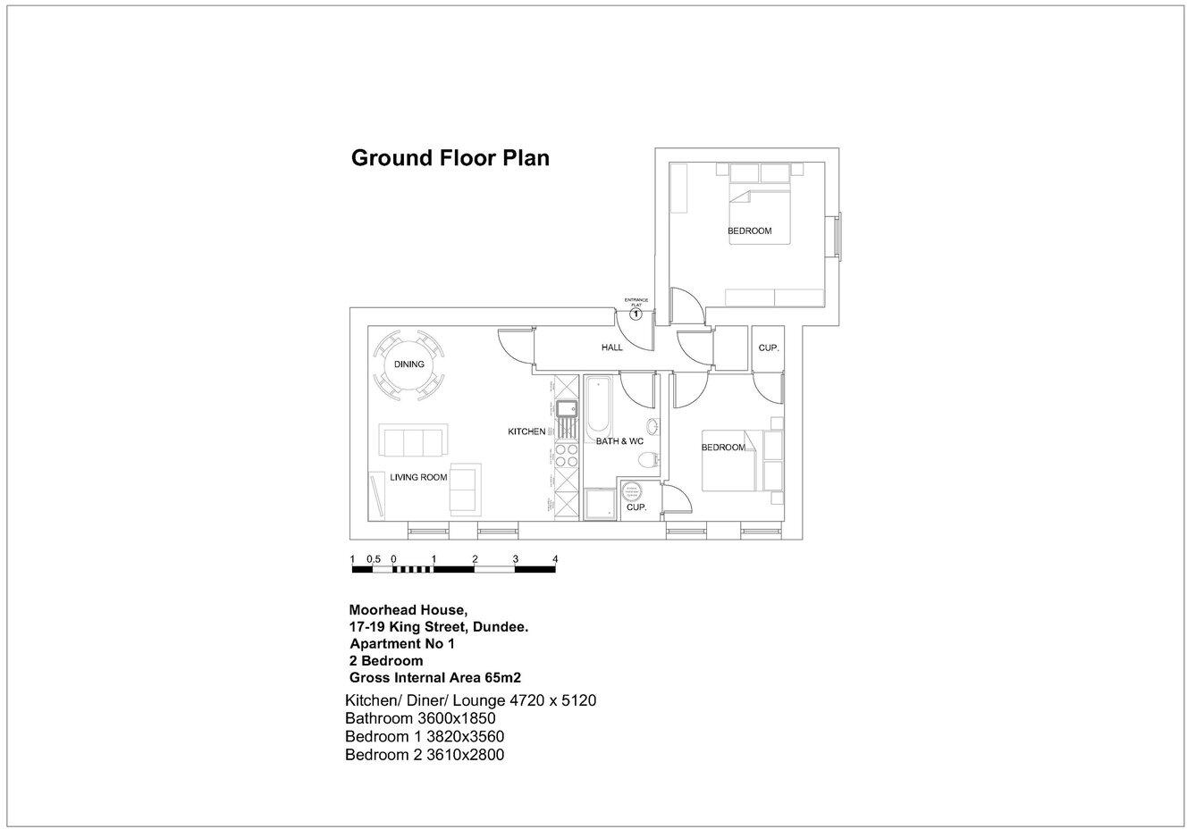 Cowgate, Dundee, Dundee, DD1 floorplan