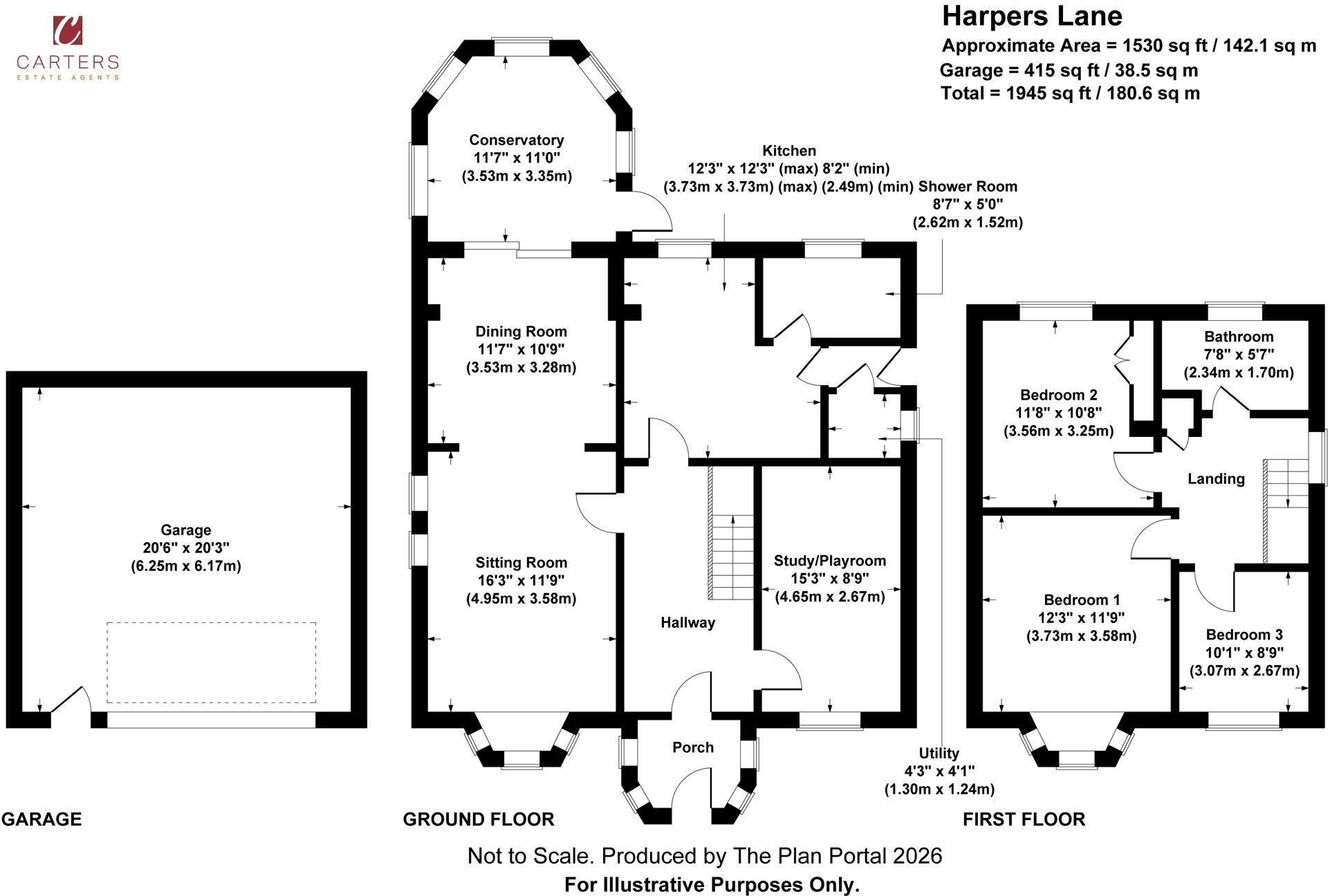 Harpers Lane, Atherstone, CV9 floorplan