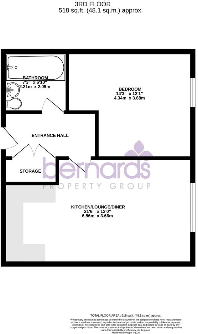 Palmerston Road, Southsea floorplan