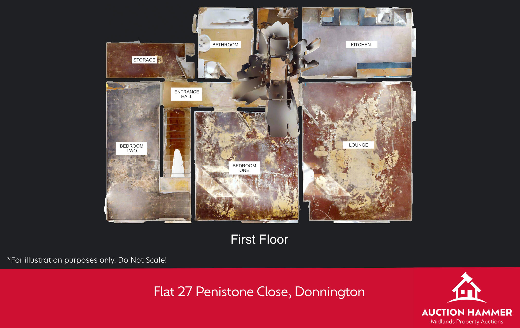 Freehold of 26 & 27 , Penistone Close, Donnington, Telford, Shropshire TF2 7QS floorplan