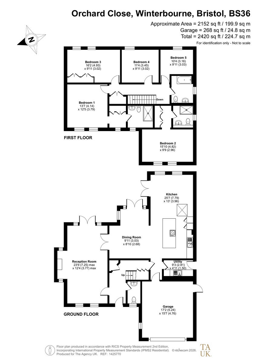 Orchard Close, Bristol, BS36 floorplan