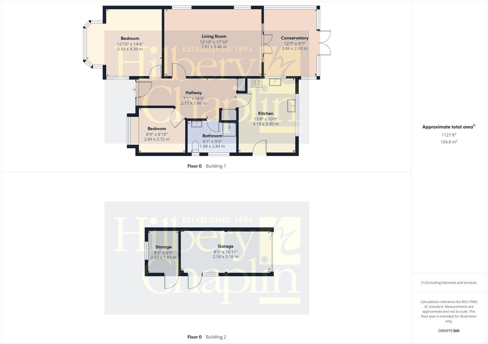 Burses Way, Hutton, Brentwood, Essex, CM13 floorplan