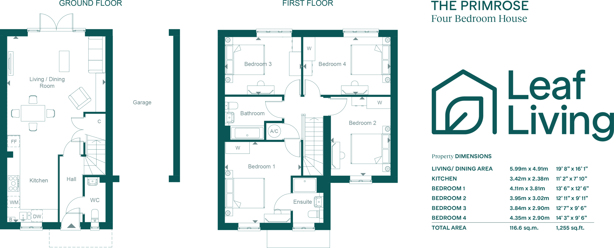 Leaf Living at Chesterwell, Mile End, CO4 floorplan